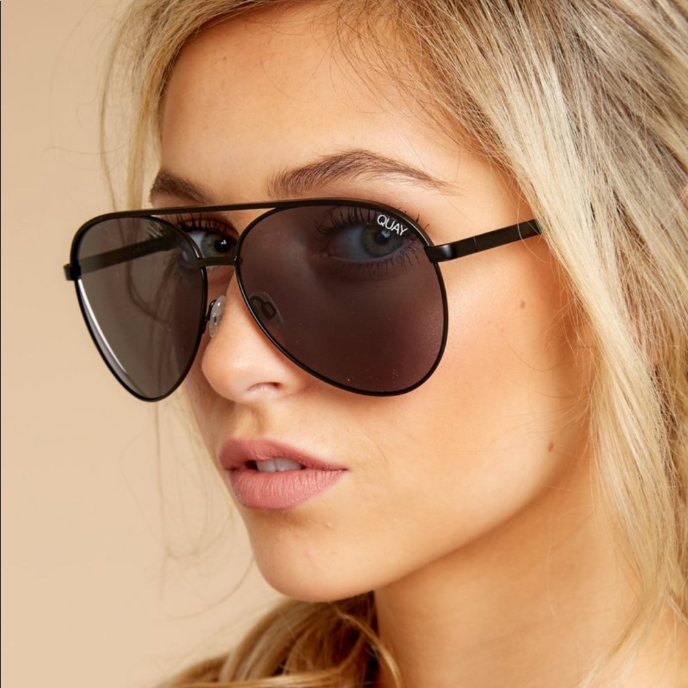 Quay Sunglasses oversized aviator
